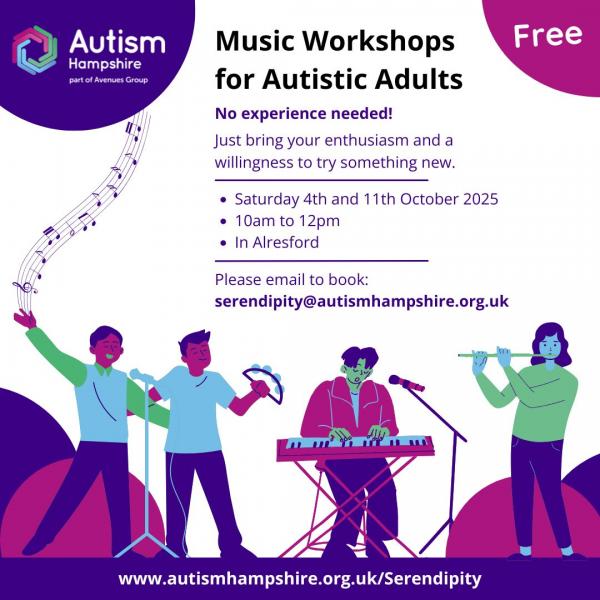 Graphic for new music workshops