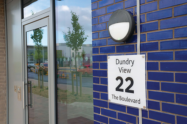 Front door to 22 Dundry View The Boulevard