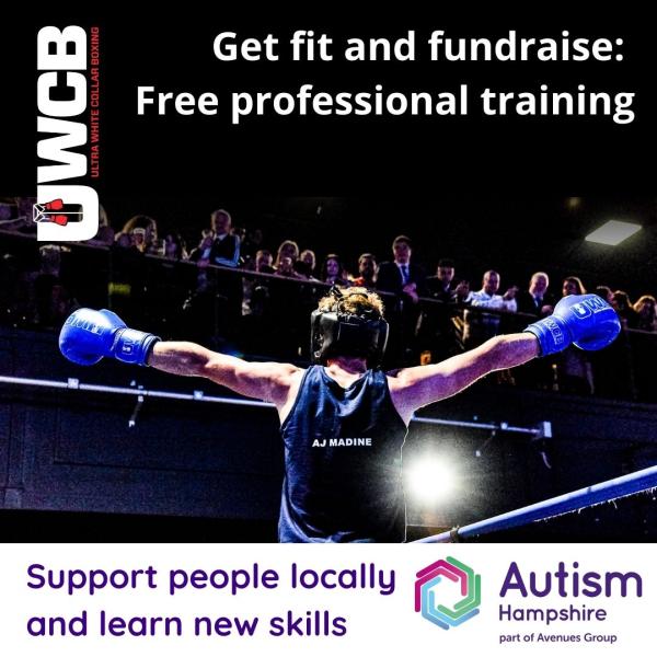 Ultra White Collar Boxing graphic.